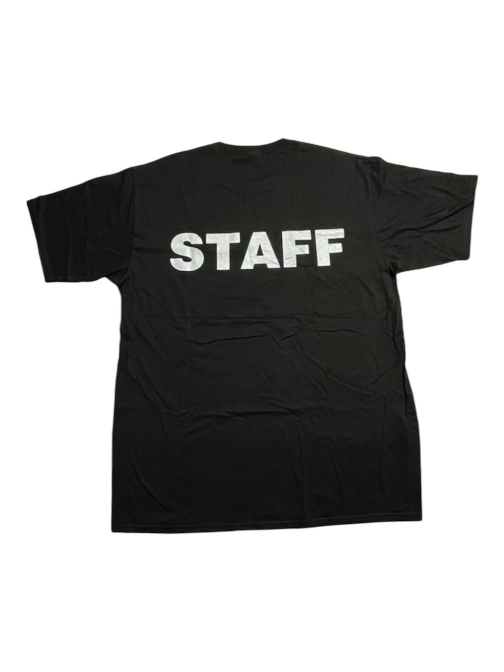 NEW! Port & Co. STAFF back logo tee Unisex Large